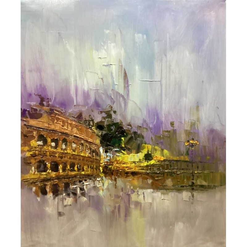 Purple Haze Colosseo Abstract